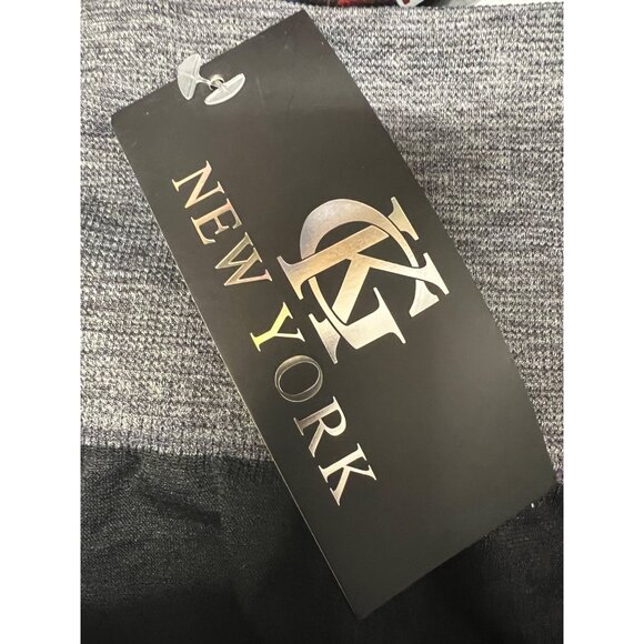 KG New York Womens Black & Purple Leggings Small Purple Side Stripe - Picture 3 of 3